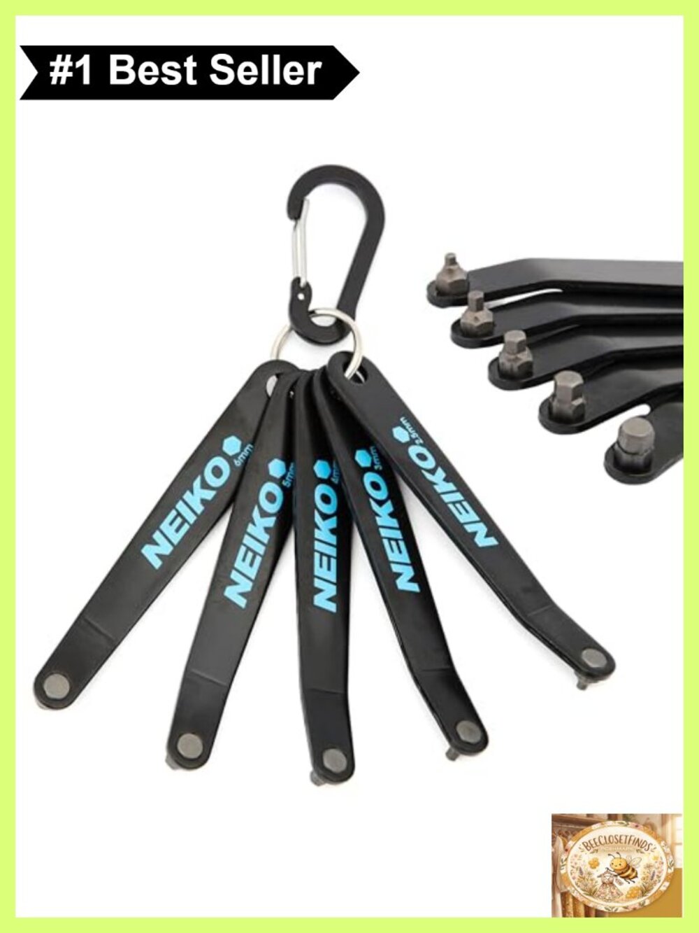 Ultra Low Profile Offset Hex Screwdriver Set 5 Pc S2 Steel Metric